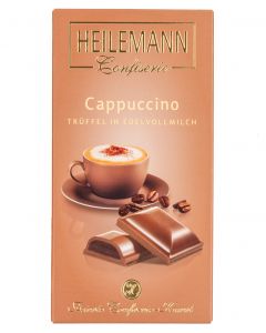 Edelvollmilch-Schokolade CAPPUCCINO-TRÜFFEL von Heilemann, 100g
