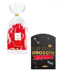 EILLES Himbeer-Herzen mit Vanilleschaum, 200 g