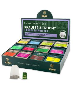 KRÄUTER & FRUCHT Mischbox mit 12 Sorten EILLES Deluxe Teebeutel
